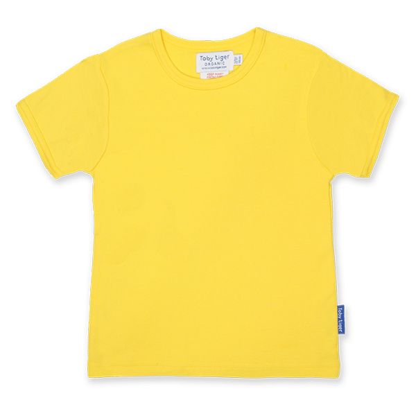 Toby Tiger Organic Yellow T-Shirt